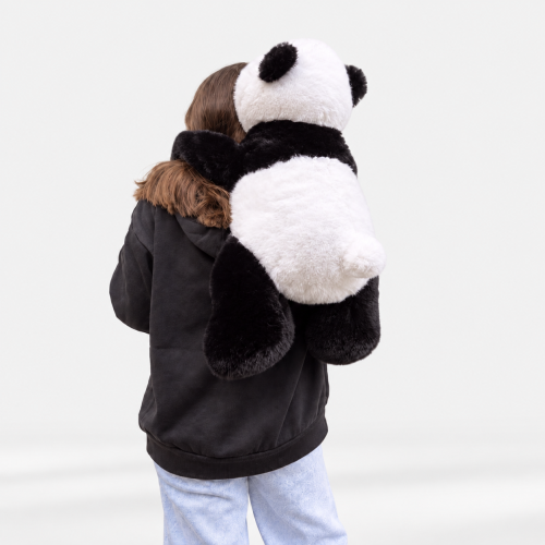 Spokomiś Panda Amanda tył Miś obciążeniowy.png
